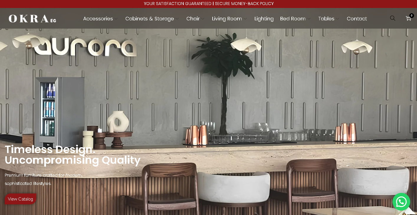 Okra Furniture – متجر الأثاث الفاخر